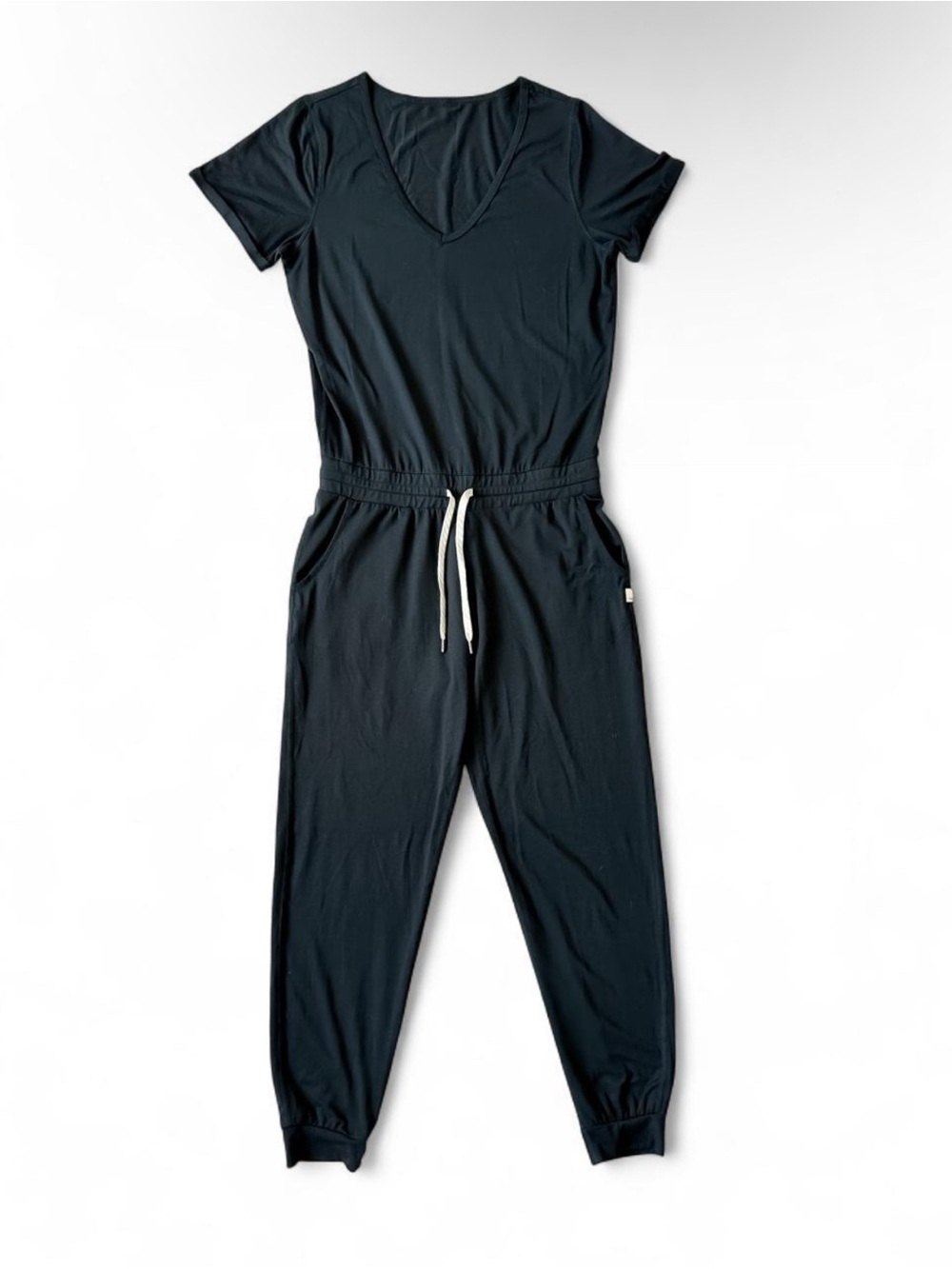 Vuori Women’s All Day Jumpsuit Black Active Athleisure
